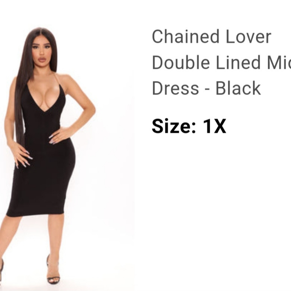 Chained Lover Midi Dress